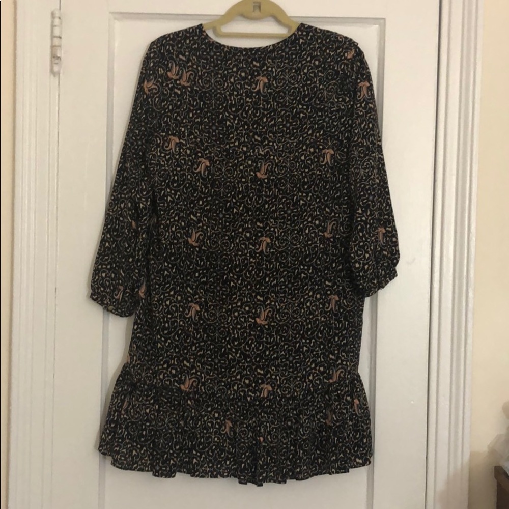 Madewell Printed Ruffle Dress - Picture 4 of 4